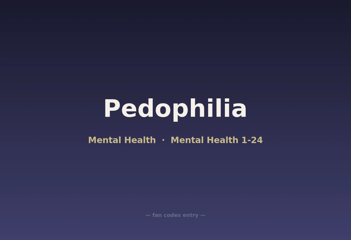 Pedophilia